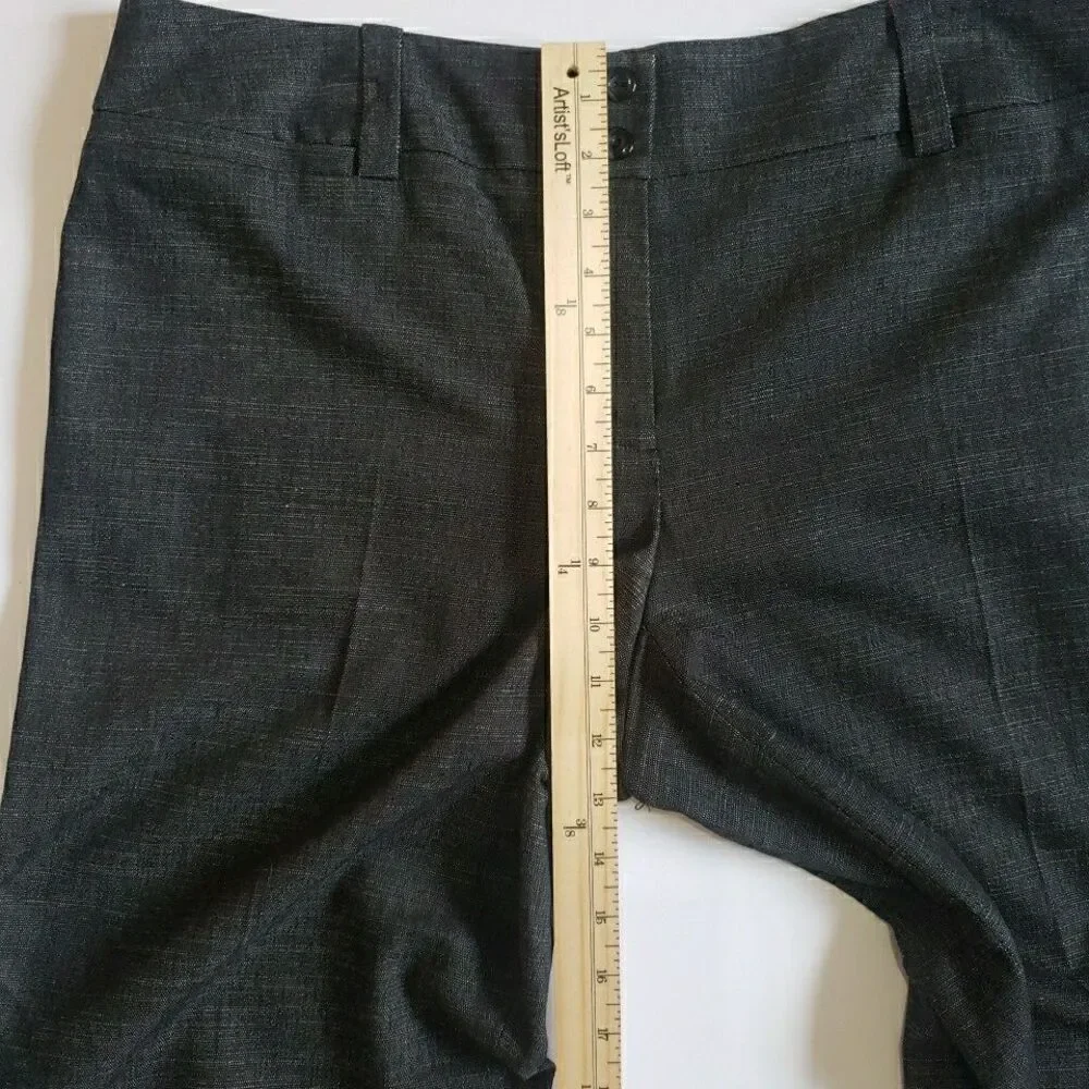 NWT AGB Black Dress Pants Stretch Career wear Office Workwear Women's 12 36x30